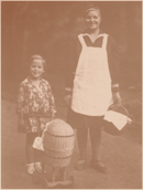 Jutta mit Frieda